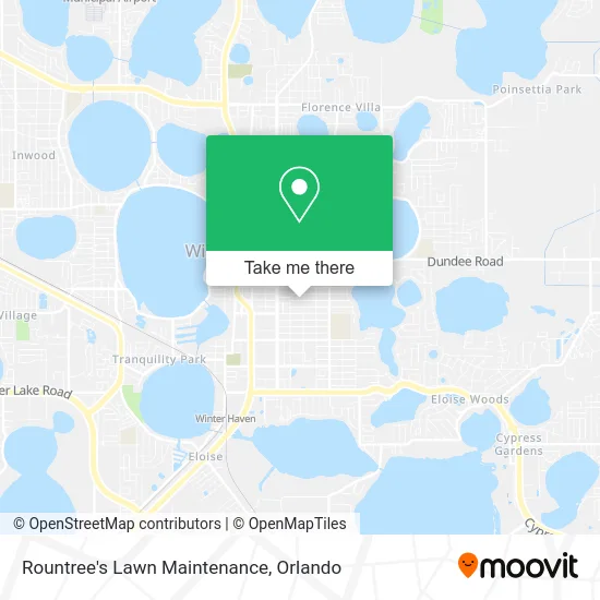 Rountree's Lawn Maintenance map