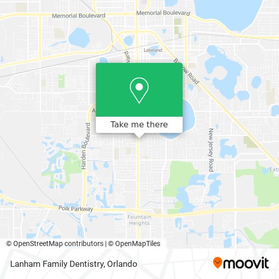 Mapa de Lanham Family Dentistry