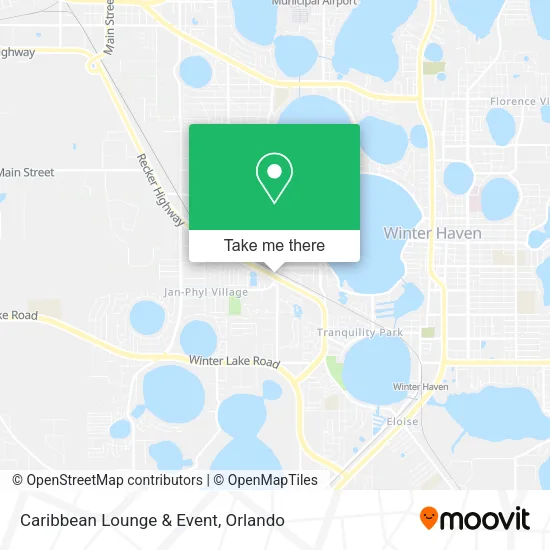 Caribbean Lounge & Event map
