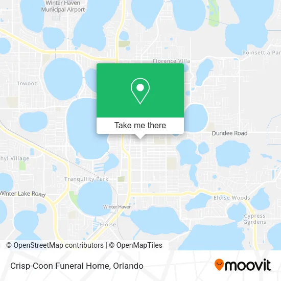 Crisp-Coon Funeral Home map