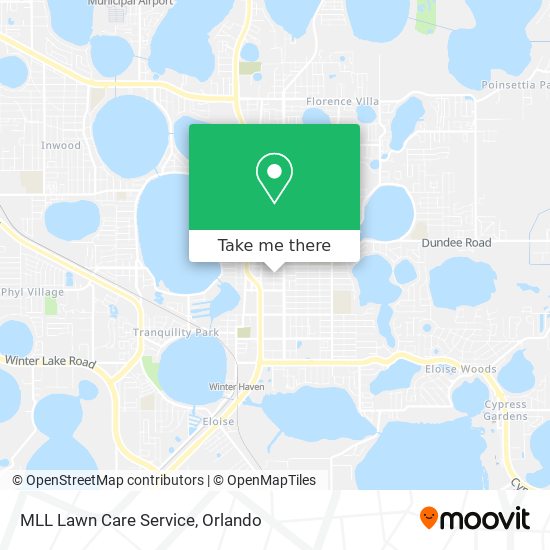MLL Lawn Care Service map