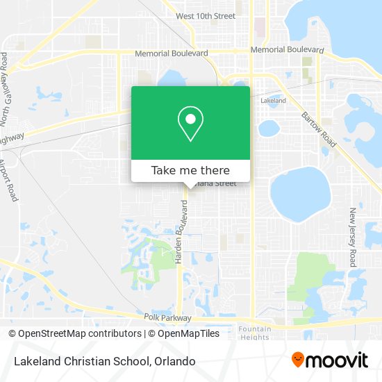 Lakeland Christian School map