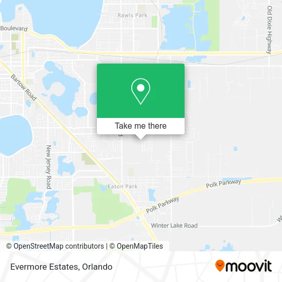 Evermore Estates map