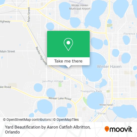 Mapa de Yard Beautification by Aaron Catfish Albritton