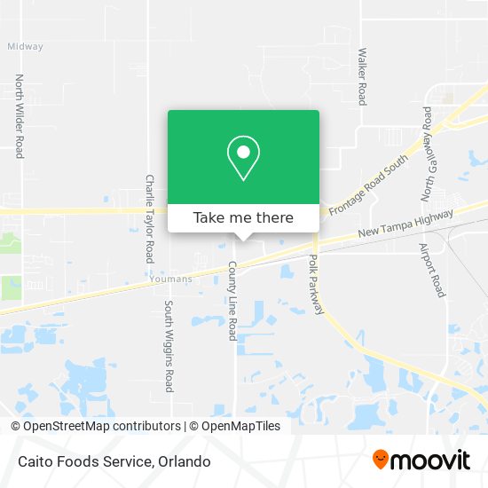 Caito Foods Service map