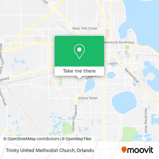 Trinity United Methodist Church map