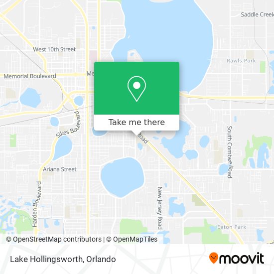 Mapa de Lake Hollingsworth