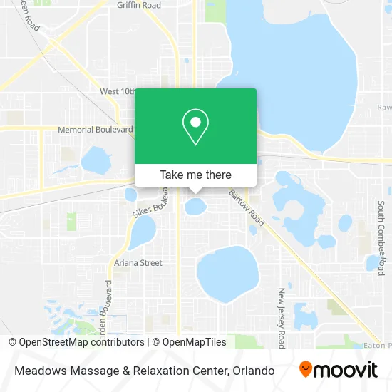 Meadows Massage & Relaxation Center map