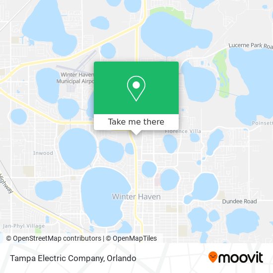Tampa Electric Company map