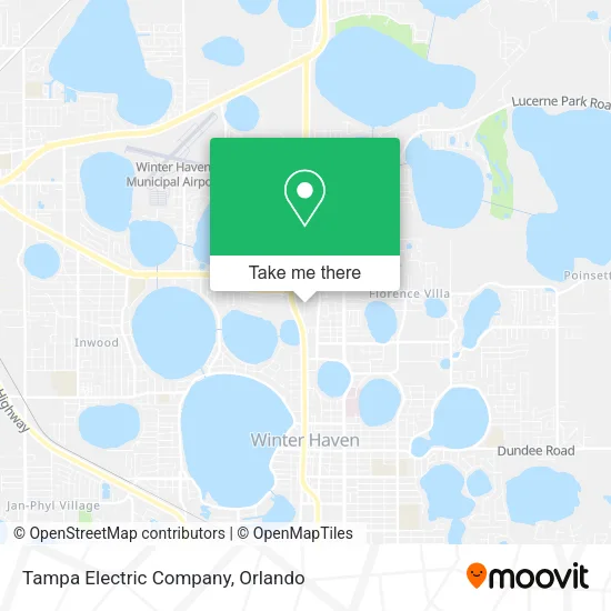 Tampa Electric Company map