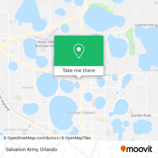 Mapa de Salvation Army