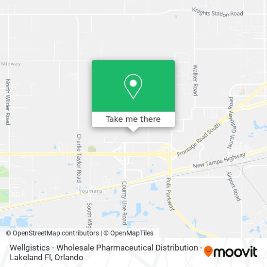 Mapa de Wellgistics - Wholesale Pharmaceutical Distribution - Lakeland Fl