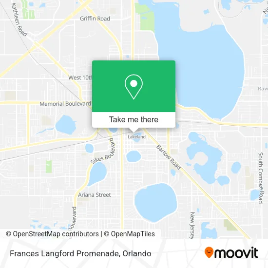 Frances Langford Promenade map