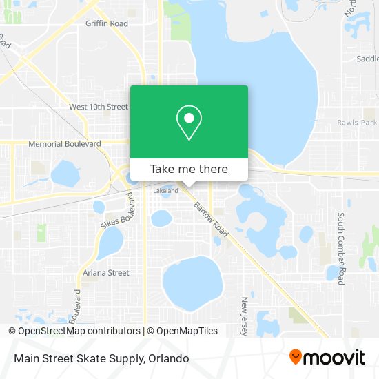 Mapa de Main Street Skate Supply