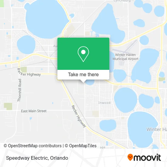 Speedway Electric map