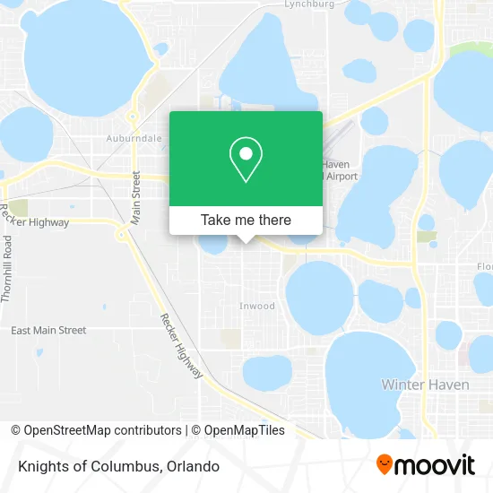 Knights of Columbus map