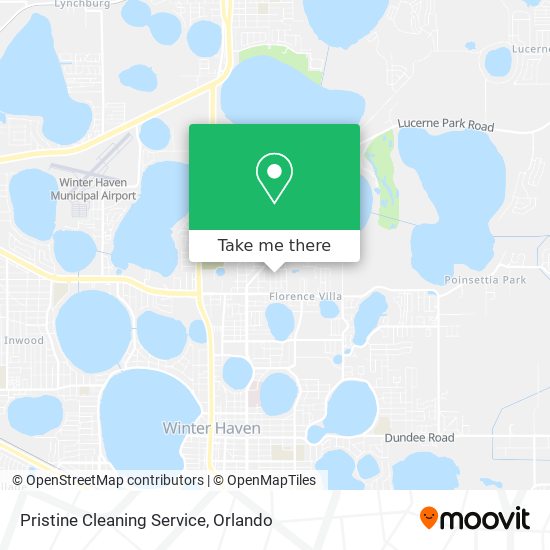 Mapa de Pristine Cleaning Service