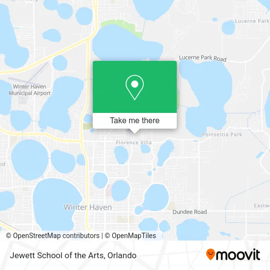 Jewett School of the Arts map