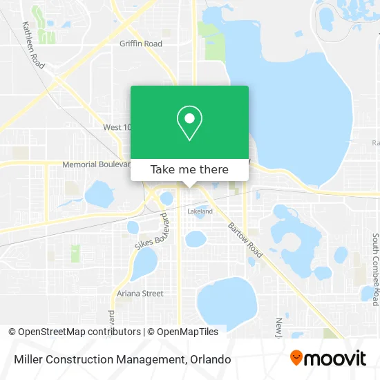 Miller Construction Management map