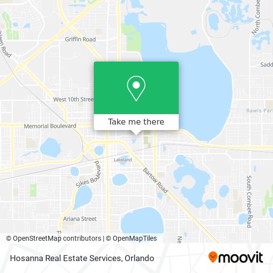 Hosanna Real Estate Services map