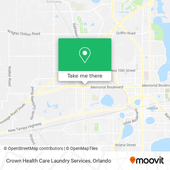Mapa de Crown Health Care Laundry Services