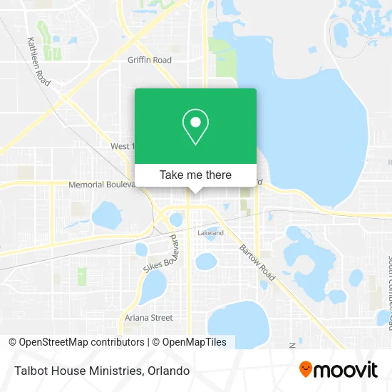 Talbot House Ministries map