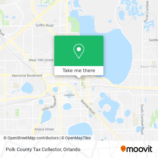 Polk County Tax Collector map
