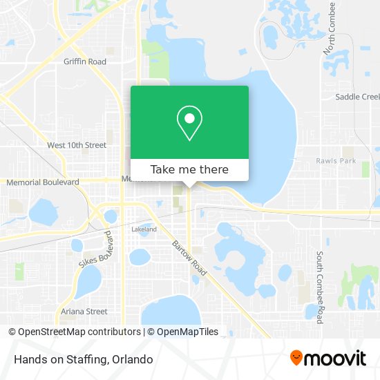 Mapa de Hands on Staffing