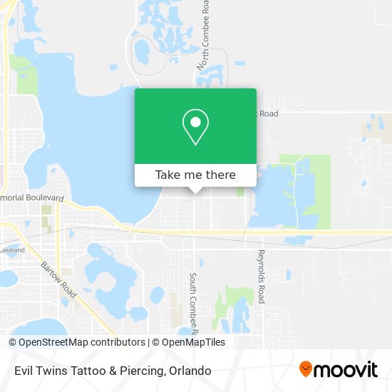 Evil Twins Tattoo & Piercing map