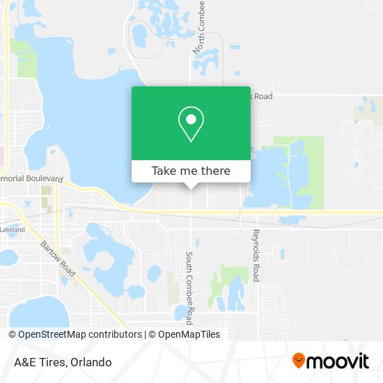 A&E Tires map