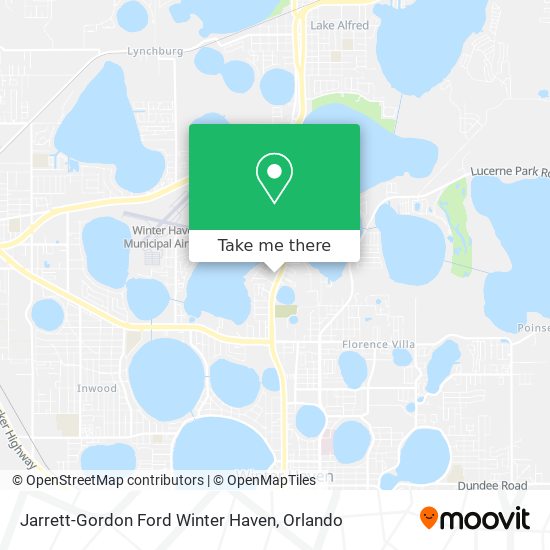 Mapa de Jarrett-Gordon Ford Winter Haven