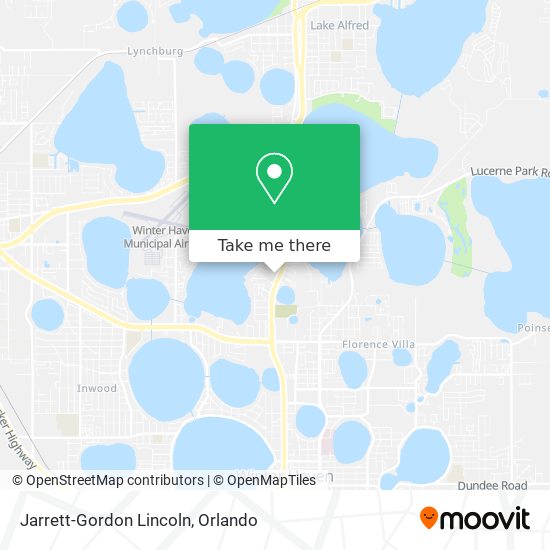 Mapa de Jarrett-Gordon Lincoln