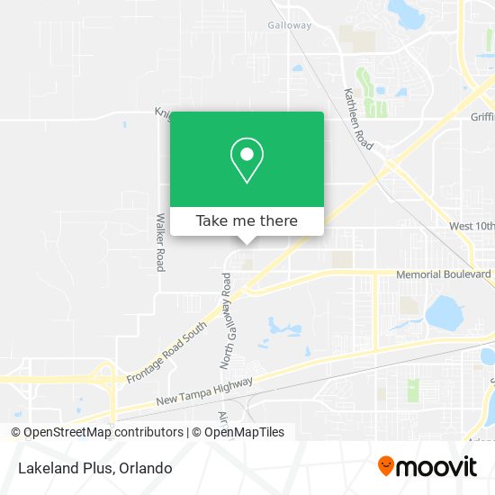 Mapa de Lakeland Plus