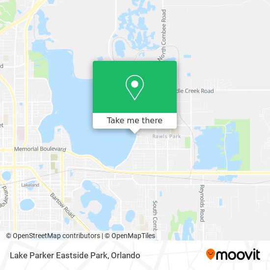 Lake Parker Eastside Park map