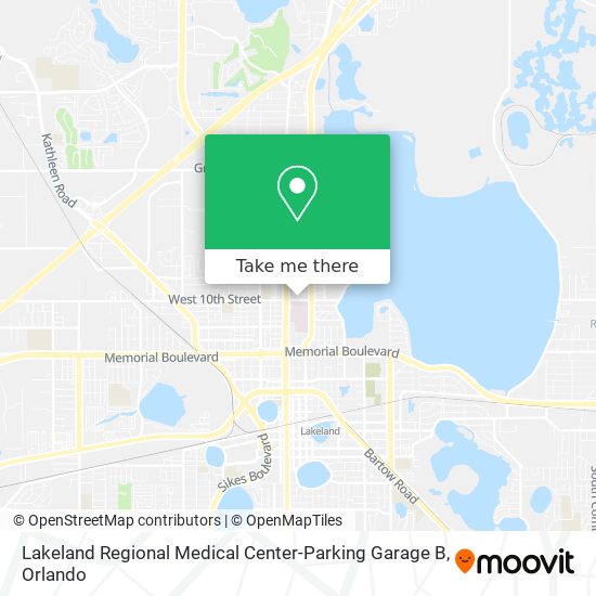Mapa de Lakeland Regional Medical Center-Parking Garage B