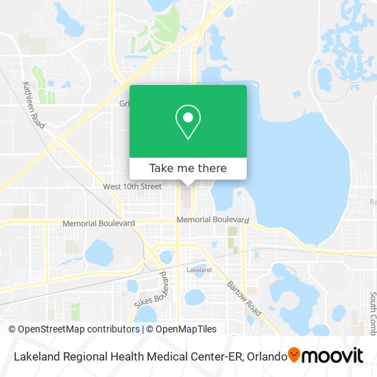 Mapa de Lakeland Regional Health Medical Center-ER