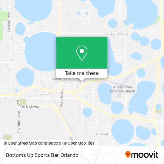 Bottoms Up Sports Bar map