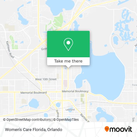 Mapa de Women's Care Florida