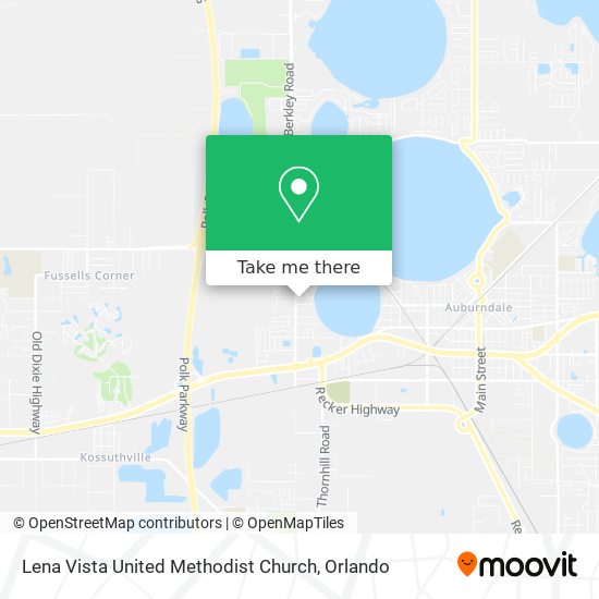 Lena Vista United Methodist Church map