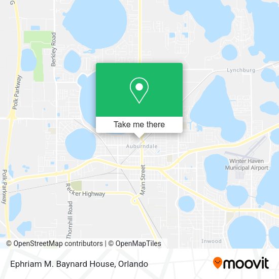 Ephriam M. Baynard House map
