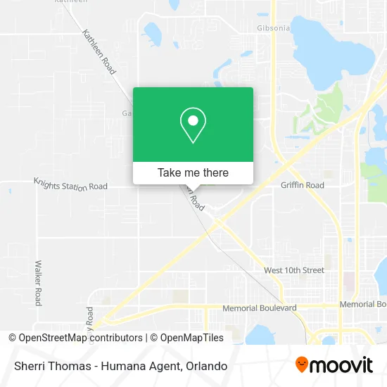 Sherri Thomas - Humana Agent map