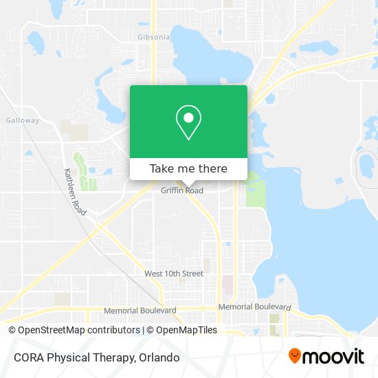 CORA Physical Therapy map