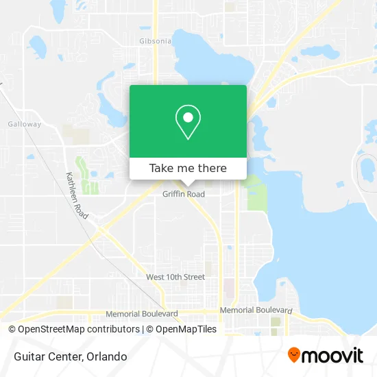 Guitar Center map