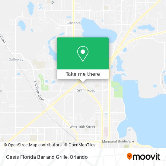 Oasis Florida Bar and Grille map