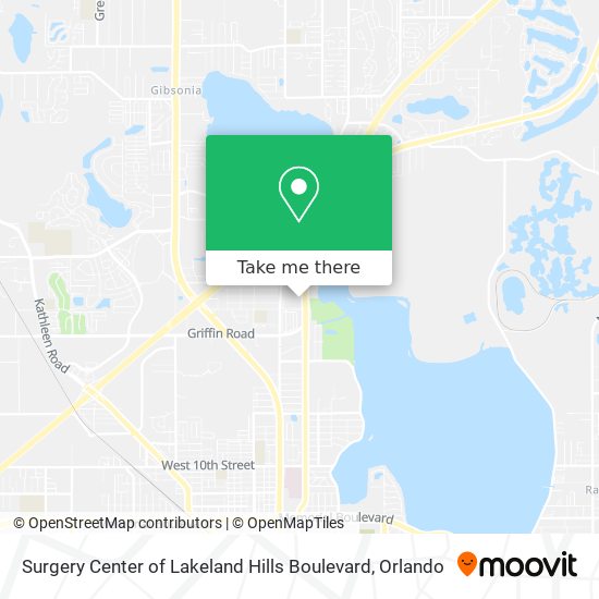 Surgery Center of Lakeland Hills Boulevard map