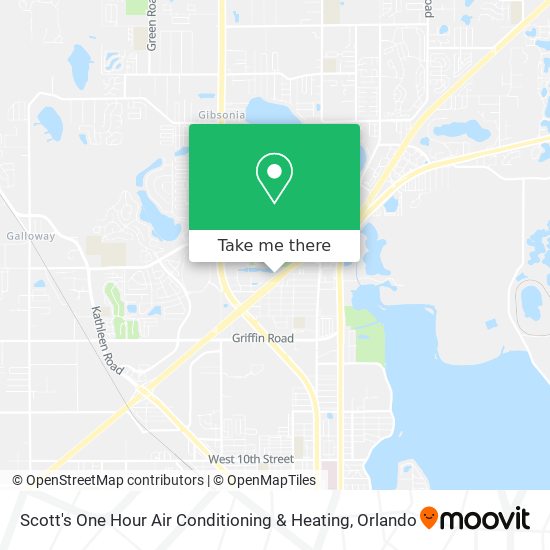 Scott's One Hour Air Conditioning & Heating map