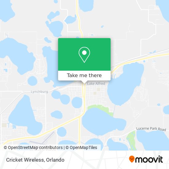 Cricket Wireless map