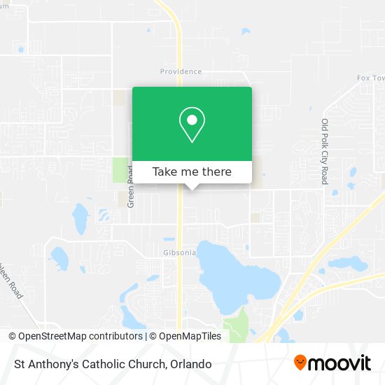 Mapa de St Anthony's Catholic Church