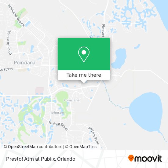 Presto! Atm at Publix map
