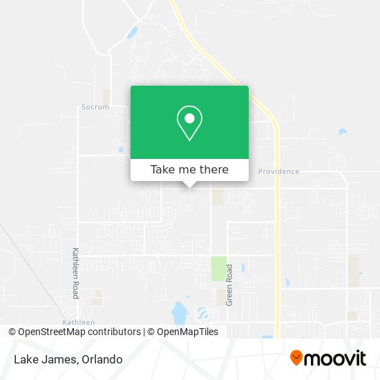 Mapa de Lake James